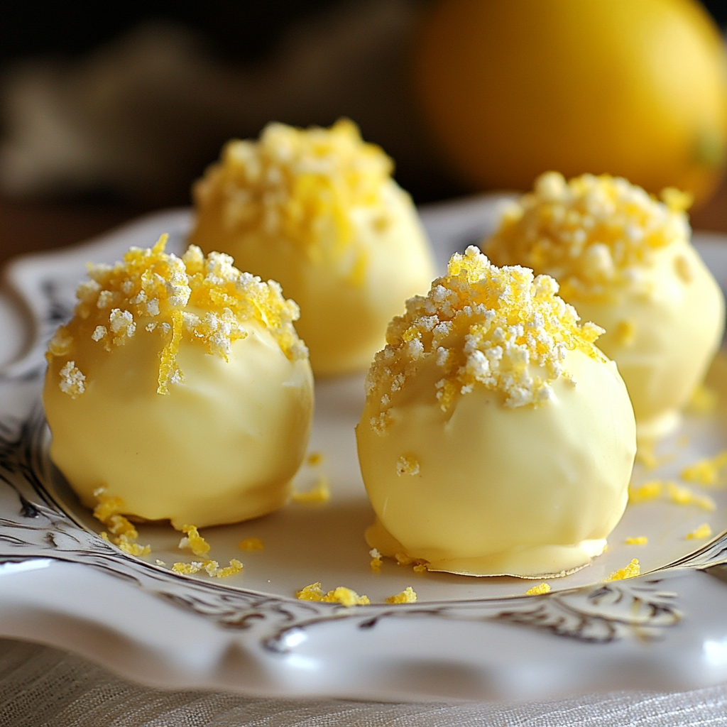 lemon truffles recipe